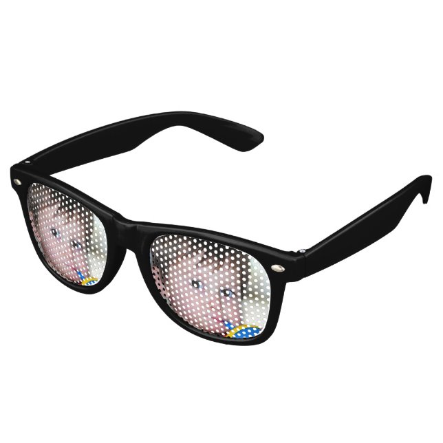 Individuelle Foto-Sonnenbrille Partybrille (Schrägansicht)