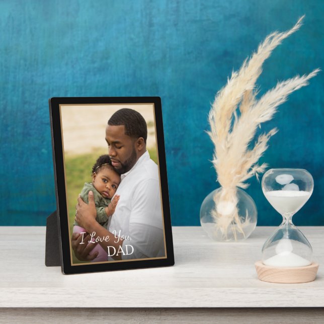 Individuelle Foto Vater Baby Liebe Fotoplatte (Seite)
