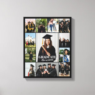 Individuelle Fotocollage 12 Bilder Raster 11x14 Sc Leinwanddruck