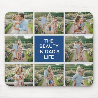 Individuelle Fotocollage mit 8 Fotos - Personalisi Mousepad