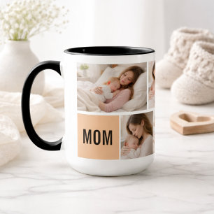 Individuelle Fotocollage Muttertag   Personalisier Tasse