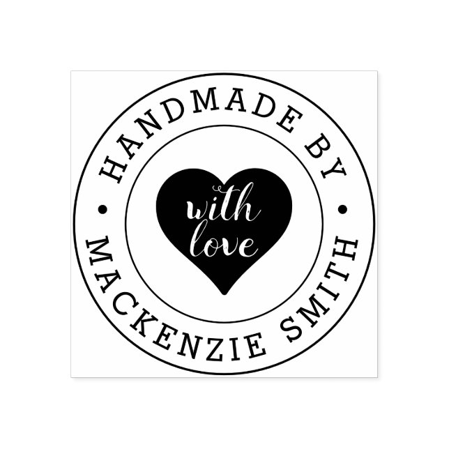 Individuelle Geschäftshandlungen mit Liebe Gummistempel (Prägung)