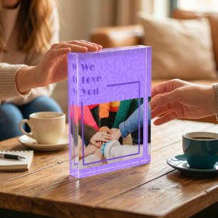 Individuelle Geschenke für Freunde, die wegziehen Fotoblock