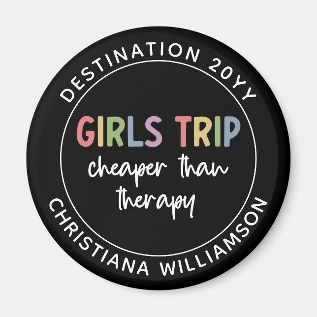 Individuelle Girls Reise billiger als Therapiemädc Magnet (Vorne)