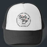 Individuelle Girls Trip Group Matching Vacation Truckerkappe<br><div class="desc">Dieser T - Shirt ist die perfekte Uniform für Ihre 2025 Girls Trip Reise,  Bachelorette Bash oder Wochenendreise. Dieses Tee eignet sich perfekt für Fotos,  Strandspaziergänge,  Weintouren oder einfach nur für ein stilvolles Chaos.</div>