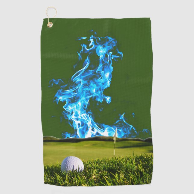 Individuelle Golf-Erfahrung mit individuell anpass Golfhandtuch (Vorderseite)