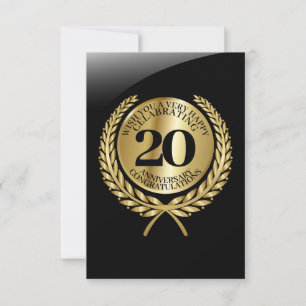 Individuelle Gratulationskarte zum Jubiläum