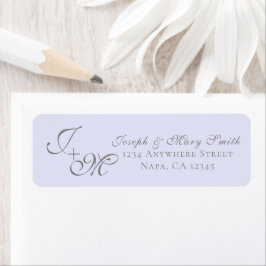 Individuelle Hochzeitseinladung Lavendel & Grau El