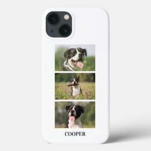 Individuelle Hunde-Foto-Collage-Monogramm personal Case-Mate iPhone Hülle
