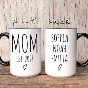 Individuelle Kaffeetasse für Mama, Geschenk zur Ba