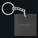 Individuelle Karotten und Nero personalisiert Schlüsselanhänger<br><div class="desc">Individuelle Carrot und Nero personalisierter Schlüsselanhänger mit stilvollem Karotten Schriftart auf Nero Hintergrund. Personalisieren Sie es jetzt; klicken Sie auf die Schaltfläche Anpassen,  um Ihren Namen hinzuzufügen.</div>