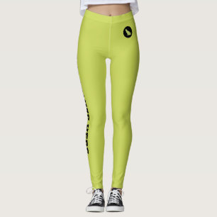 Individuelle Katzenliebhaberin Pet Mom Gelb Grün S Leggings