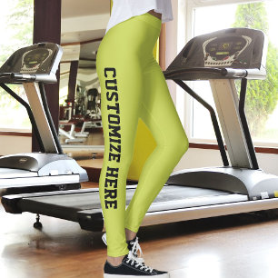 Individuelle Katzenliebhaberin Pet Mom Gelb Grün S Leggings