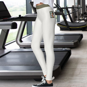 Individuelle Katzenliebhaberin Warm Neutral Dunkel Leggings