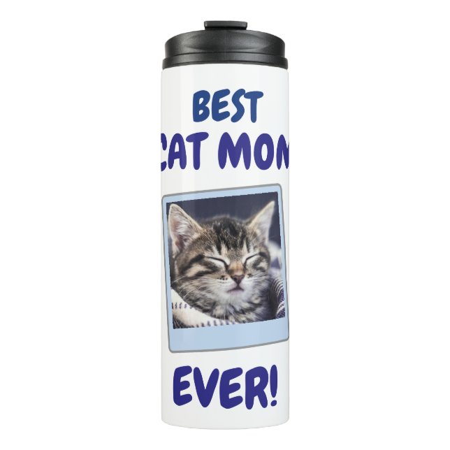 INDIVIDUELLE KATZENMUTTER MUTTER JEDER PET LIEBE M THERMOSBECHER (Vorderseite)