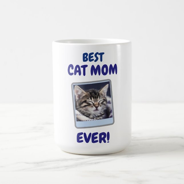 INDIVIDUELLE KATZENMUTTER MUTTER TIER LIEBE MUTTER KAFFEETASSE (Mittel)