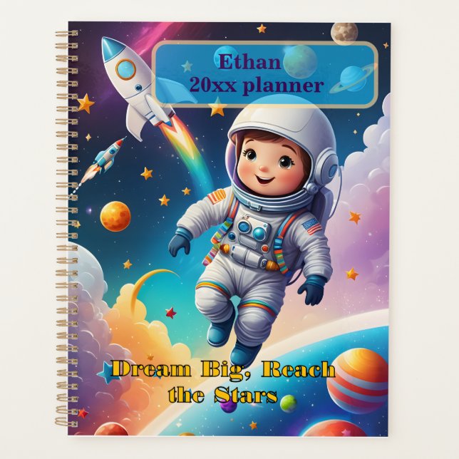 Individuelle Kids-Raumplanerabdeckung - Motivation Planer (Vorderseite)