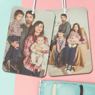 Individuelle Kinder Baby 2-seitiges Personalisiert Autolufterfrischer
