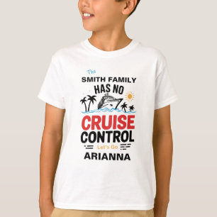 Individuelle Kreuzfahrtschifffamilie Fahren Sake K T-Shirt