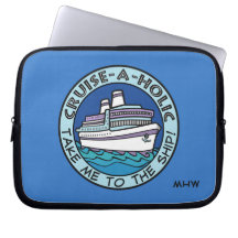 Individuelle Laptop-Ärmel mit Kreuzfahrtschiff-A-H