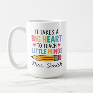 Individuelle Lehrermug, Personalisierter Lehrernam Kaffeetasse