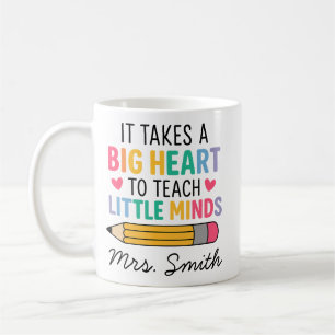 Individuelle Lehrermug, Personalisierter Lehrernam Kaffeetasse