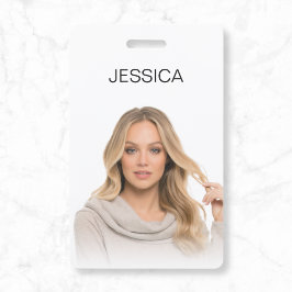 Individuelle, moderne minimale Corporate Employee  Ausweis