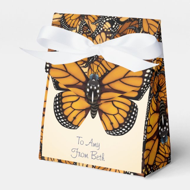 Individuelle Monarchschmetterlingsmigration Geschenkschachtel (Vorderseite)