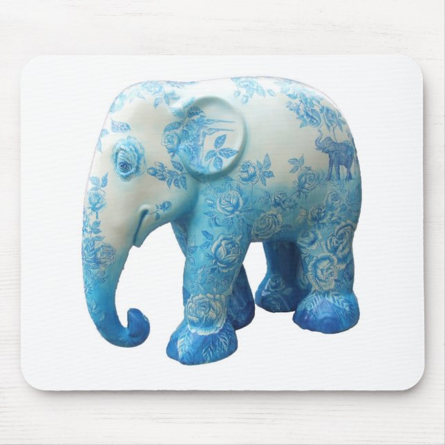Individuelle Muster-Blume Rose Weinkultur und Erde Mousepad (Vorne)