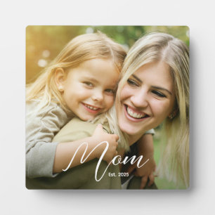 Individuelle Mutter Etablierte Moderne Schrift Fot Fotoplatte