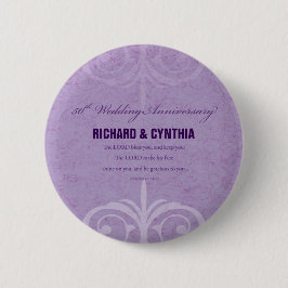 Individuelle Name, 50. Hochzeitstag bis Paar Button