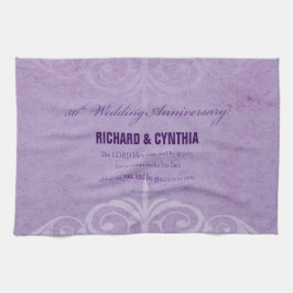 Individuelle Name, 50. Hochzeitstag bis Paar Geschirrtuch