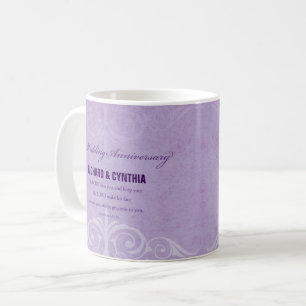 Individuelle Name, 50. Hochzeitstag bis Paar Kaffeetasse