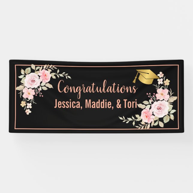 Individuelle Name Abschluss Banner (Horizontal)