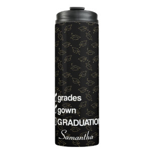 Individuelle Name Abschluss-Geschenk   Funny Absch Thermosbecher