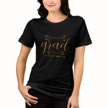 Individuelle Name Abschluss T-Shirt - Modernes Tri