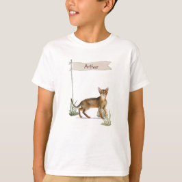 Individuelle Name Abyssinian Cat Pet T-Shirt