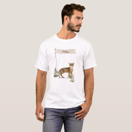 Individuelle Name Abyssinian Cat Pet T-Shirt