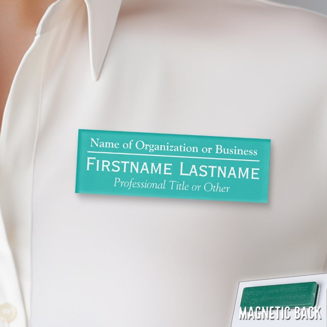 Individuelle Name Abzeichen - Organisation oder Ki Namenschild (Custom Name Tag - Personalize )