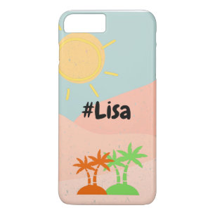 Individuelle Name Adorable Sommermuster Sonnensche Case-Mate iPhone Hülle