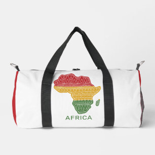 Individuelle Name Afrika Duffle Bag