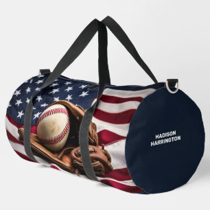 Individuelle Name American Baseball Duffle Bag