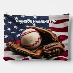 Individuelle Name American Baseball Zubehörtasche