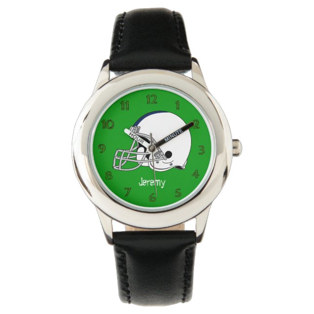 Individuelle Name American Football Armbanduhr (Vorderseite)