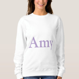 Individuelle Name Amy White Women's Sweatshirt