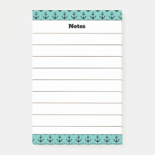 Individuelle Name Anchor Design Notepad Post-it Klebezettel