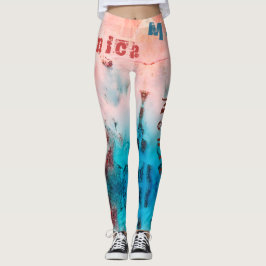 Individuelle Name Art Leggings