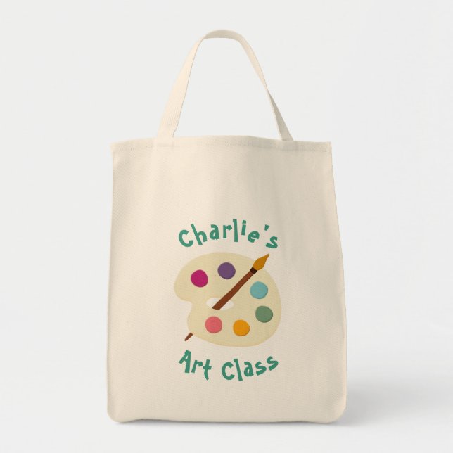 individuelle Name Art School Artist Creative Tragetasche (Vorne)