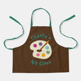 individuelle Name Art School Artist Schürze