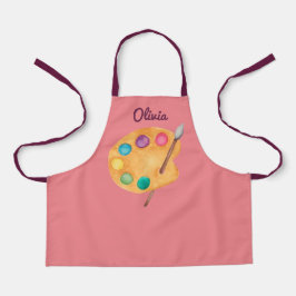 individuelle Name Artist Art Palette malen Kinder Schürze